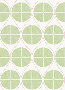 Luminary Green Ogee Wallpaper by A-Street Prints