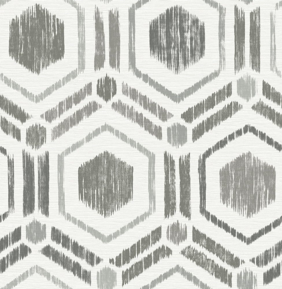 Borneo Taupe Geometric Grasscloth Wallpaper by A-Street Prints Perennial Covers about 56.4 square feet 20.5-in by 33-ft long roll Unpasted 20.9 - Fabric Carolina -