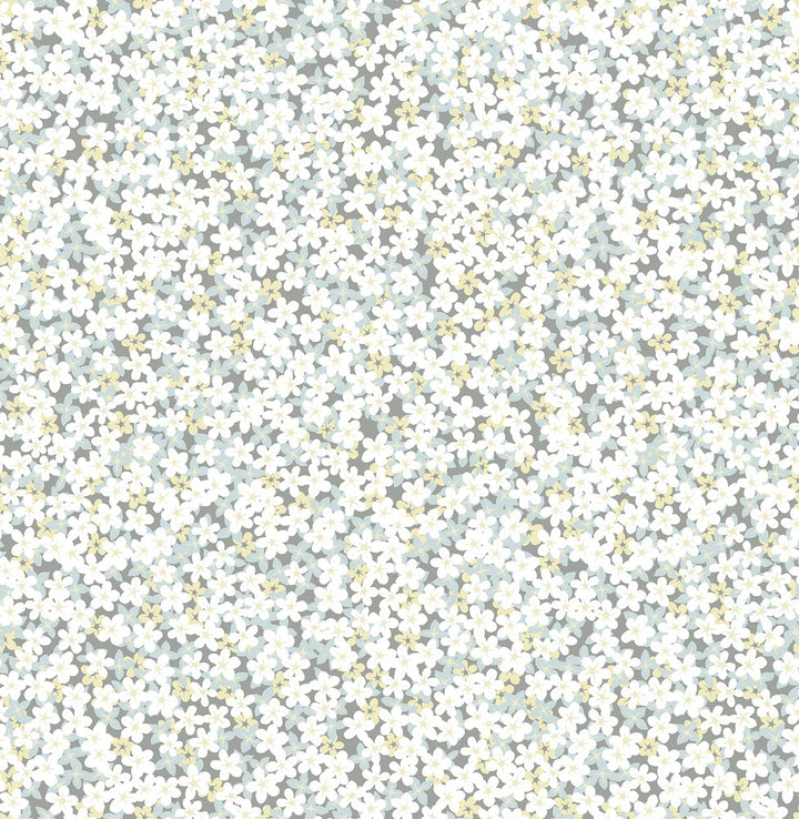 Giverny Multicolor Miniature Floral Wallpaper by A-Street Prints Perennial Covers about 56.4 square feet 20.5-in by 33-ft long roll Unpasted 20.9 - Fabric Carolina -