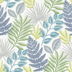 Palomas Multicolor Botanical Wallpaper by A-Street Prints