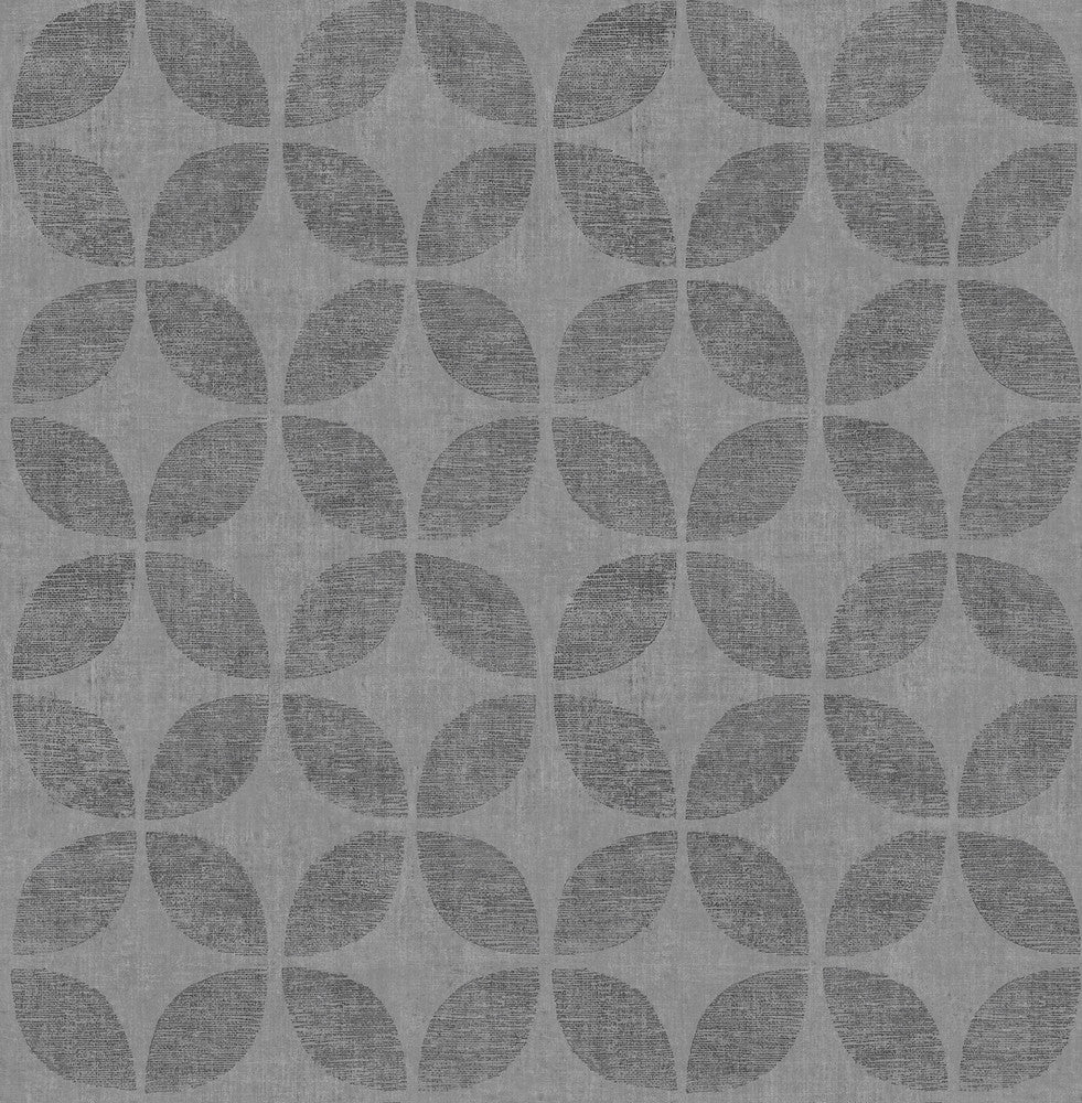 Polaris Blue Geometric Wallpaper by A-Street Prints Theory Covers about 56.4 square feet 20.5-in by 33-ft long roll Unpasted 20.9 - Fabric Carolina -