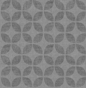 Polaris Blue Geometric Wallpaper by A-Street Prints