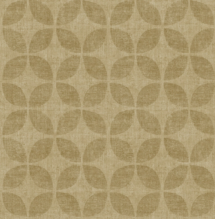 Polaris Gold Geometric Wallpaper by A-Street Prints Theory Covers about 56.4 square feet Great Britain Unpasted 20.9-in repeat, straight match 20.5-in by 33-ft long roll - Fabric Carolina -