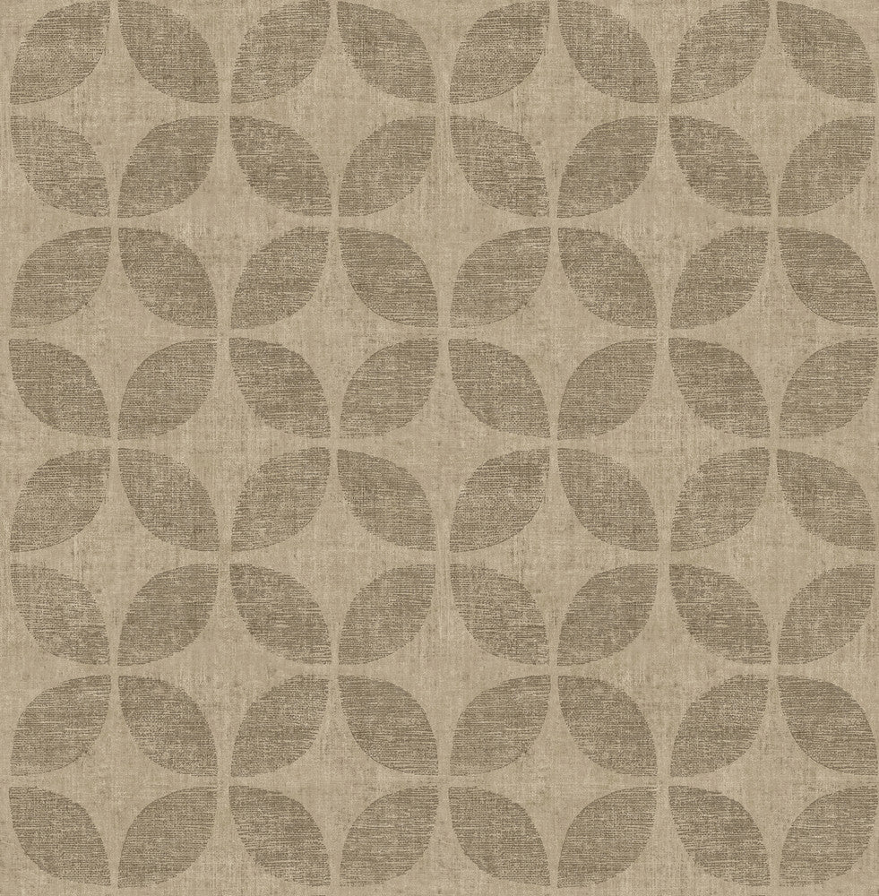 Polaris Brass Geometric Wallpaper by A-Street Prints Theory Covers about 56.4 square feet 20.5-in by 33-ft long roll Unpasted 20.9 - Fabric Carolina -