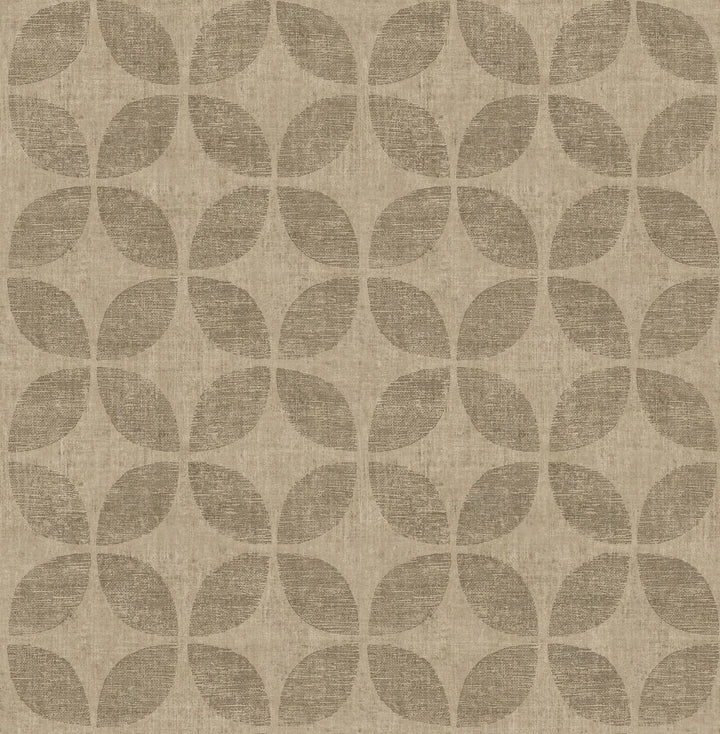 Polaris Brass Geometric Wallpaper by A-Street Prints Theory Covers about 56.4 square feet 20.5-in by 33-ft long roll Unpasted 20.9 - Fabric Carolina -