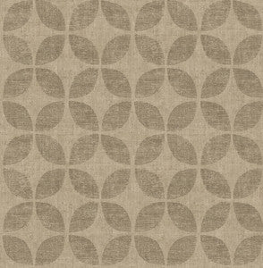 Polaris Brass Geometric Wallpaper by A-Street Prints
