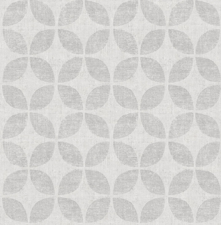 Polaris Silver Geometric Wallpaper by A-Street Prints Theory Covers about 56.4 square feet 20.5-in by 33-ft long roll Unpasted 20.9 - Fabric Carolina -