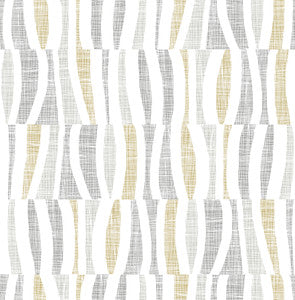 Tides Multicolor Abstract Texture Wallpaper by A-Street Prints