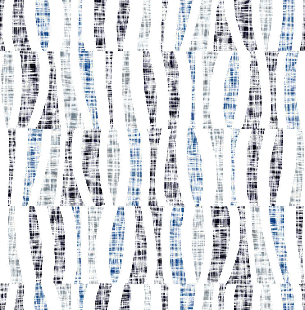 Tides Blue Abstract Texture Wallpaper by A-Street Prints Theory Covers about 56.4 square feet 20.5-in by 33-ft long roll Unpasted 20.9 - Fabric Carolina -