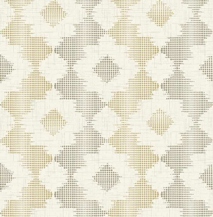 Babylon Mustard Abstract Floral Wallpaper by A-Street Prints Theory Covers about 56.4 square feet 20.5-in by 33-ft long roll Unpasted 10.4 - Fabric Carolina -