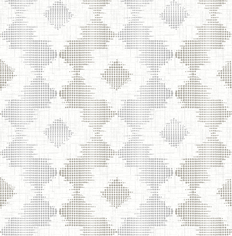 Babylon Metallic Abstract Floral Wallpaper by A-Street Prints Theory Covers about 56.4 square feet 20.5-in by 33-ft long roll Unpasted 10.4 - Fabric Carolina -