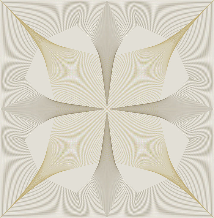 Radius Off White Geometric Wallpaper by A-Street Prints Theory Covers about 56.4 square feet Great Britain Unpasted 20.9-in repeat, straight match 20.5-in by 33-ft long roll - Fabric Carolina -
