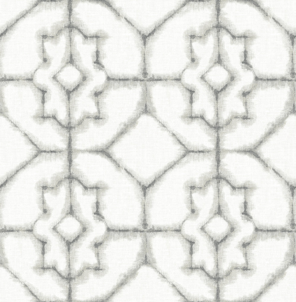 Verandah Off White Shibori Wallpaper by A-Street Prints Theory Covers about 56.4 square feet 20.5-in by 33-ft long roll Unpasted 10.4 - Fabric Carolina -