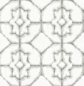 Verandah Off White Shibori Wallpaper by A-Street Prints