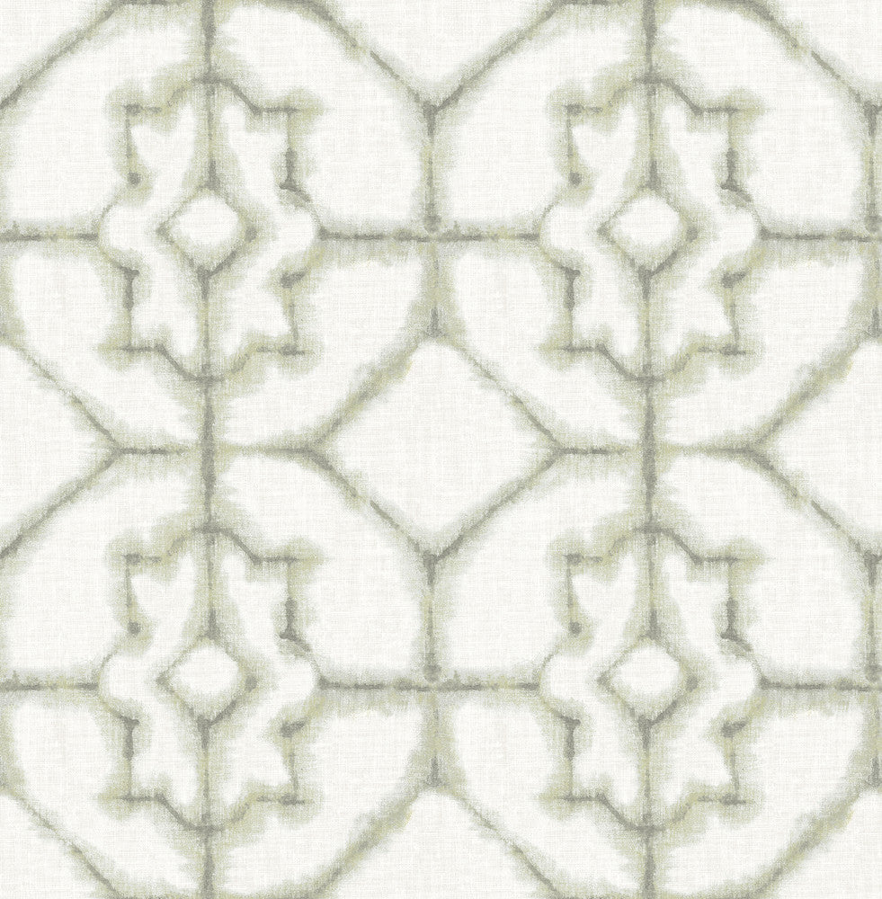 Verandah Moss Shibori Wallpaper by A-Street Prints Theory Covers about 56.4 square feet 20.5-in by 33-ft long roll Unpasted 10.4 - Fabric Carolina -
