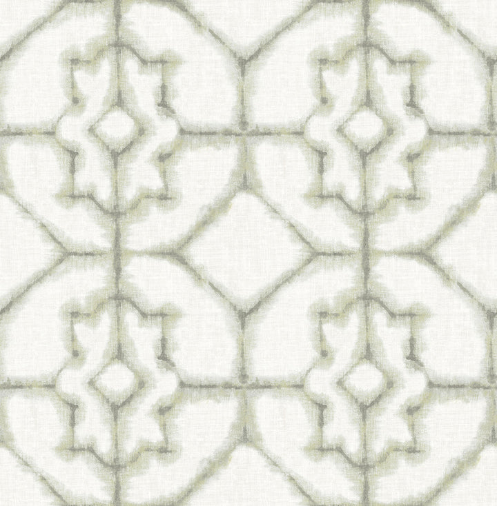 Verandah Moss Shibori Wallpaper by A-Street Prints Theory Covers about 56.4 square feet 20.5-in by 33-ft long roll Unpasted 10.4 - Fabric Carolina -