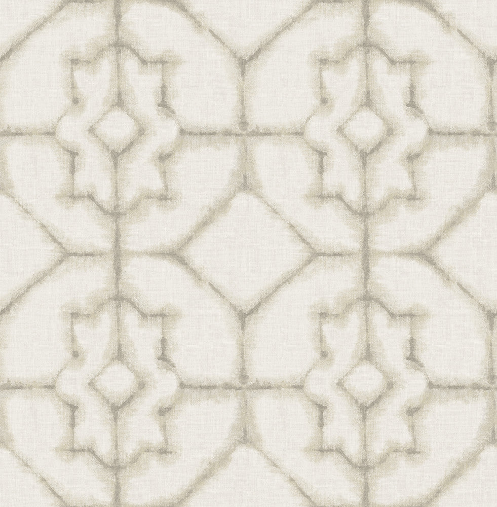 Verandah Beige Shibori Wallpaper by A-Street Prints Theory Covers about 56.4 square feet 20.5-in by 33-ft long roll Unpasted 10.4 - Fabric Carolina -