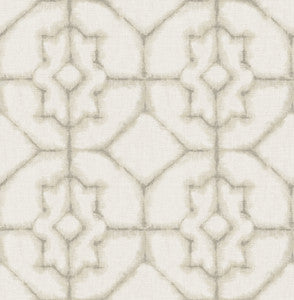 Verandah Beige Shibori Wallpaper by A-Street Prints