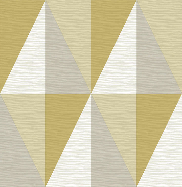 Aspect Yellow Geometric Faux Grasscloth Wallpaper by A-Street Prints Theory Covers about 56.4 square feet 20.5-in by 33-ft long roll Unpasted 20.9 - Fabric Carolina -