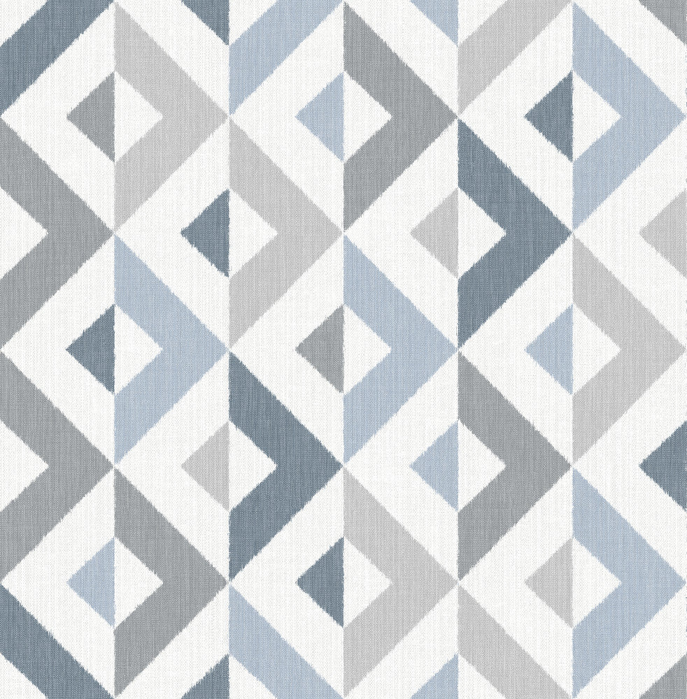 Seesaw Slate Geometric Faux Linen Wallpaper by A-Street Prints Theory Covers about 56.4 square feet 20.5-in by 33-ft long roll Unpasted 20.9 - Fabric Carolina -