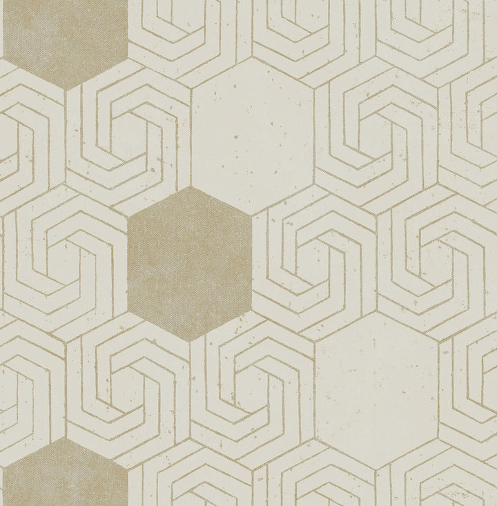 Momentum Bone Geometric Wallpaper by A-Street Prints Theory Covers about 56.4 square feet 20.5-in by 33-ft long roll Unpasted 20.9 - Fabric Carolina -