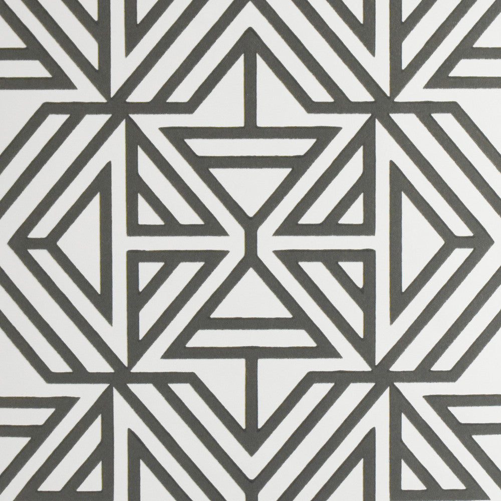 Helios Taupe Geometric Wallpaper by A-Street Prints Theory Covers about 56.4 square feet 20.5-in by 33-ft long roll Unpasted 20.9 - Fabric Carolina -