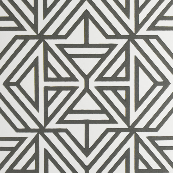 Helios Taupe Geometric Wallpaper by A-Street Prints Theory Covers about 56.4 square feet 20.5-in by 33-ft long roll Unpasted 20.9 - Fabric Carolina -