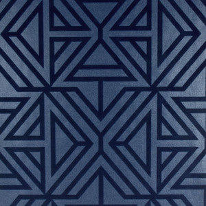 Helios Blue Geometric Wallpaper by A-Street Prints