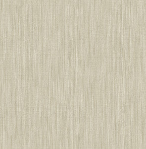 Chenille Light Brown Faux Linen Wallpaper by A-Street Prints