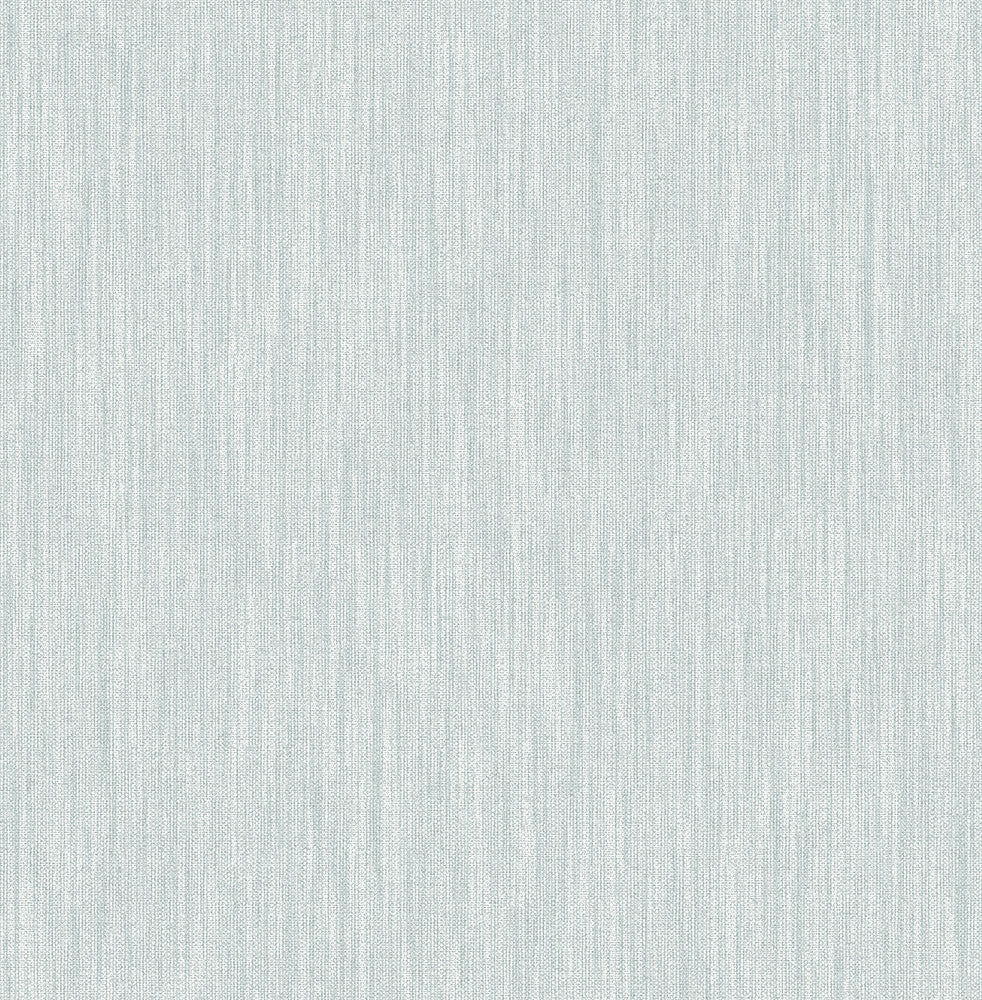 Chenille Light Blue Faux Linen Wallpaper by A-Street Prints BlueBell Covers about 56.4 square feet 20.5-in by 33-ft long roll Unpasted 0 - Fabric Carolina -