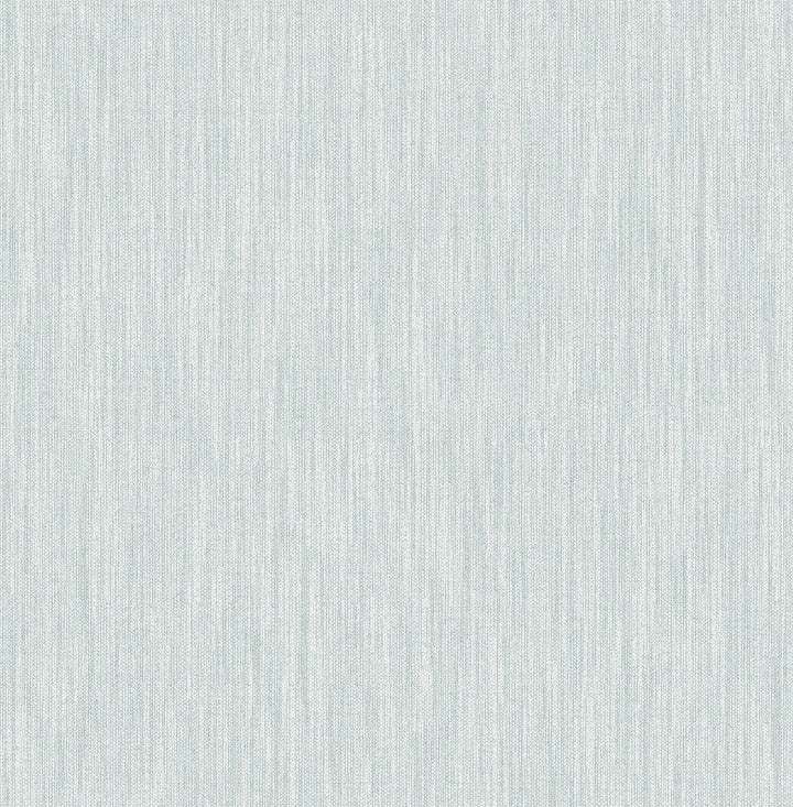 Chenille Light Blue Faux Linen Wallpaper by A-Street Prints BlueBell Covers about 56.4 square feet 20.5-in by 33-ft long roll Unpasted 0 - Fabric Carolina -