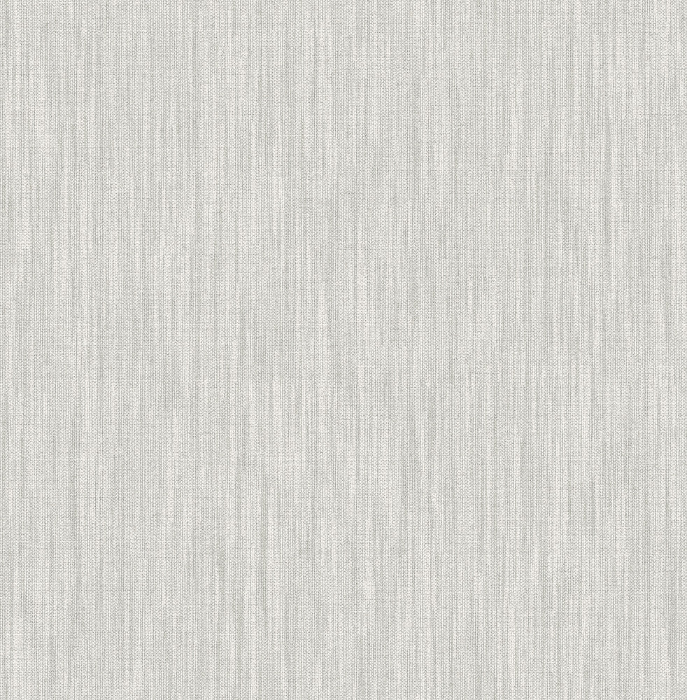 Chenille Light Grey Faux Linen Wallpaper by A-Street Prints BlueBell Covers about 56.4 square feet 20.5-in by 33-ft long roll Unpasted 0 - Fabric Carolina -