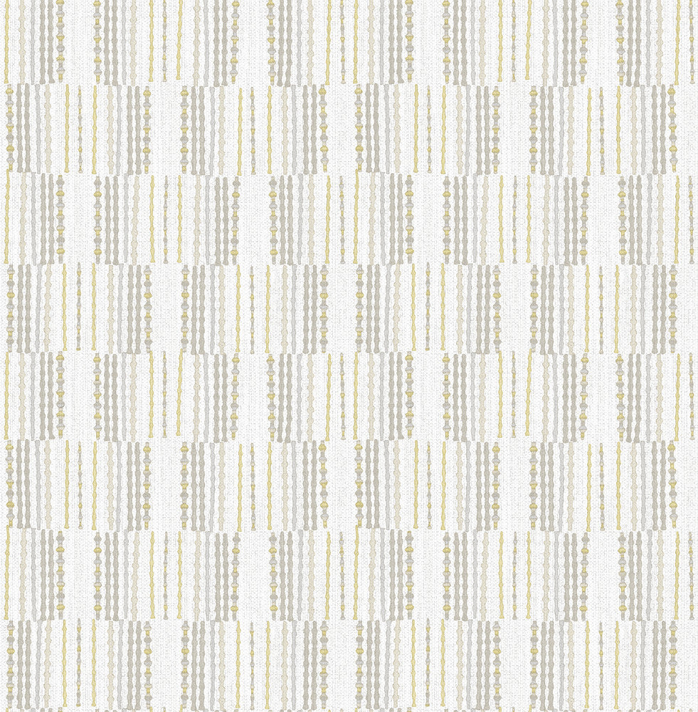 Burgen Grey Geometric Linen Wallpaper by A-Street Prints BlueBell Covers about 56.4 square feet 20.5-in by 33-ft long roll Unpasted 10.4 - Fabric Carolina -