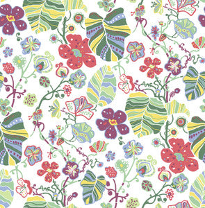Gwyneth Multicolor Floral Wallpaper by A-Street Prints