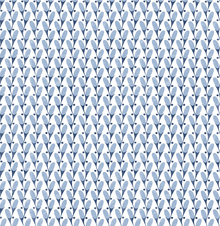 Landon Blue Abstract Geometric Wallpaper by A-Street Prints BlueBell Covers about 56.4 square feet 20.5-in by 33-ft long roll Unpasted 20.9 - Fabric Carolina -