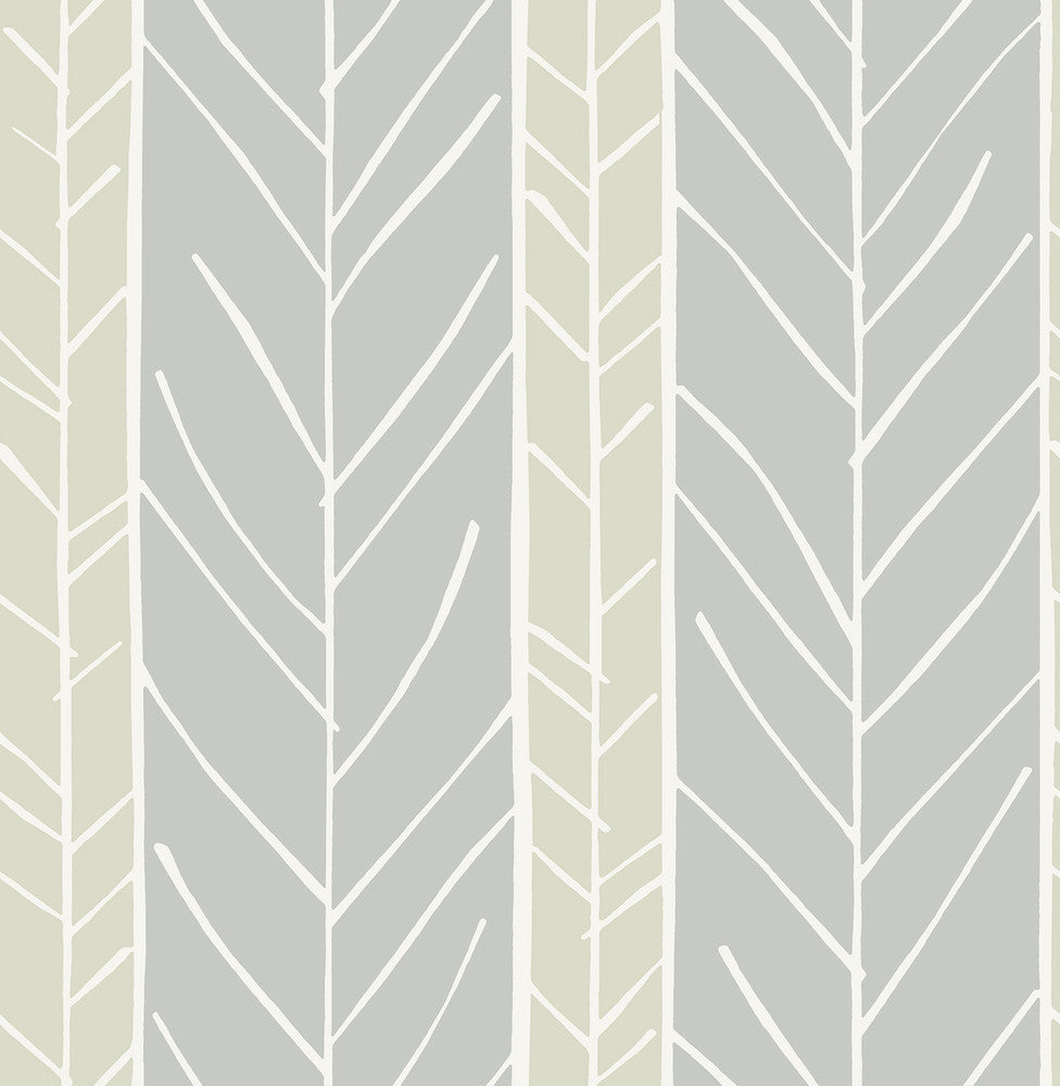 Lottie Grey Stripe Wallpaper by A-Street Prints BlueBell Covers about 56.4 square feet 20.5-in by 33-ft long roll Unpasted 0 - Fabric Carolina -