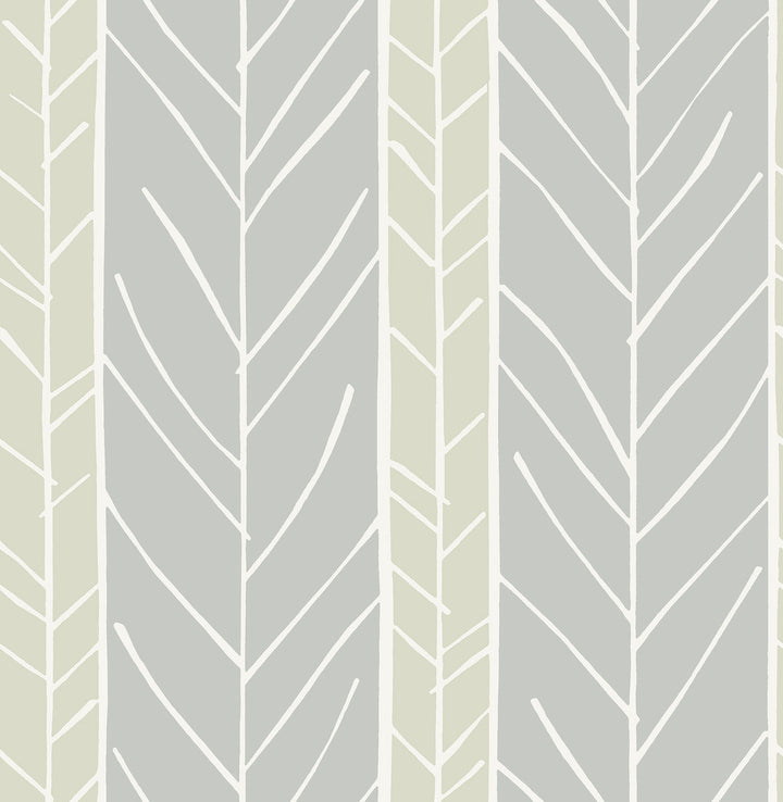 Lottie Grey Stripe Wallpaper by A-Street Prints BlueBell Covers about 56.4 square feet 20.5-in by 33-ft long roll Unpasted 0 - Fabric Carolina -