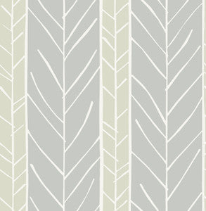 Lottie Grey Stripe Wallpaper by A-Street Prints