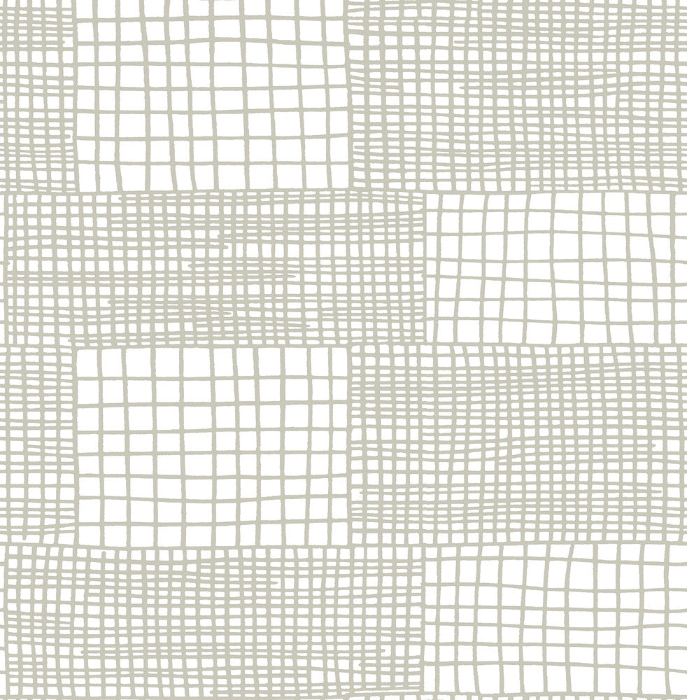 Maxwell Grey Geometric Wallpaper by A-Street Prints BlueBell Covers about 56.4 square feet 20.5-in by 33-ft long roll Unpasted 20.9 - Fabric Carolina -