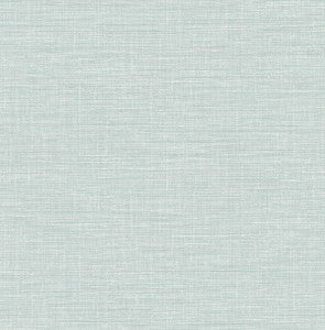 Exhale Light Blue Faux Grasscloth Wallpaper by A-Street Prints