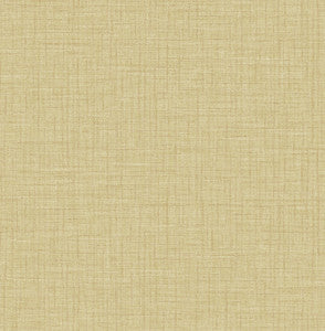Jocelyn Yellow Faux Linen Wallpaper by A-Street Prints