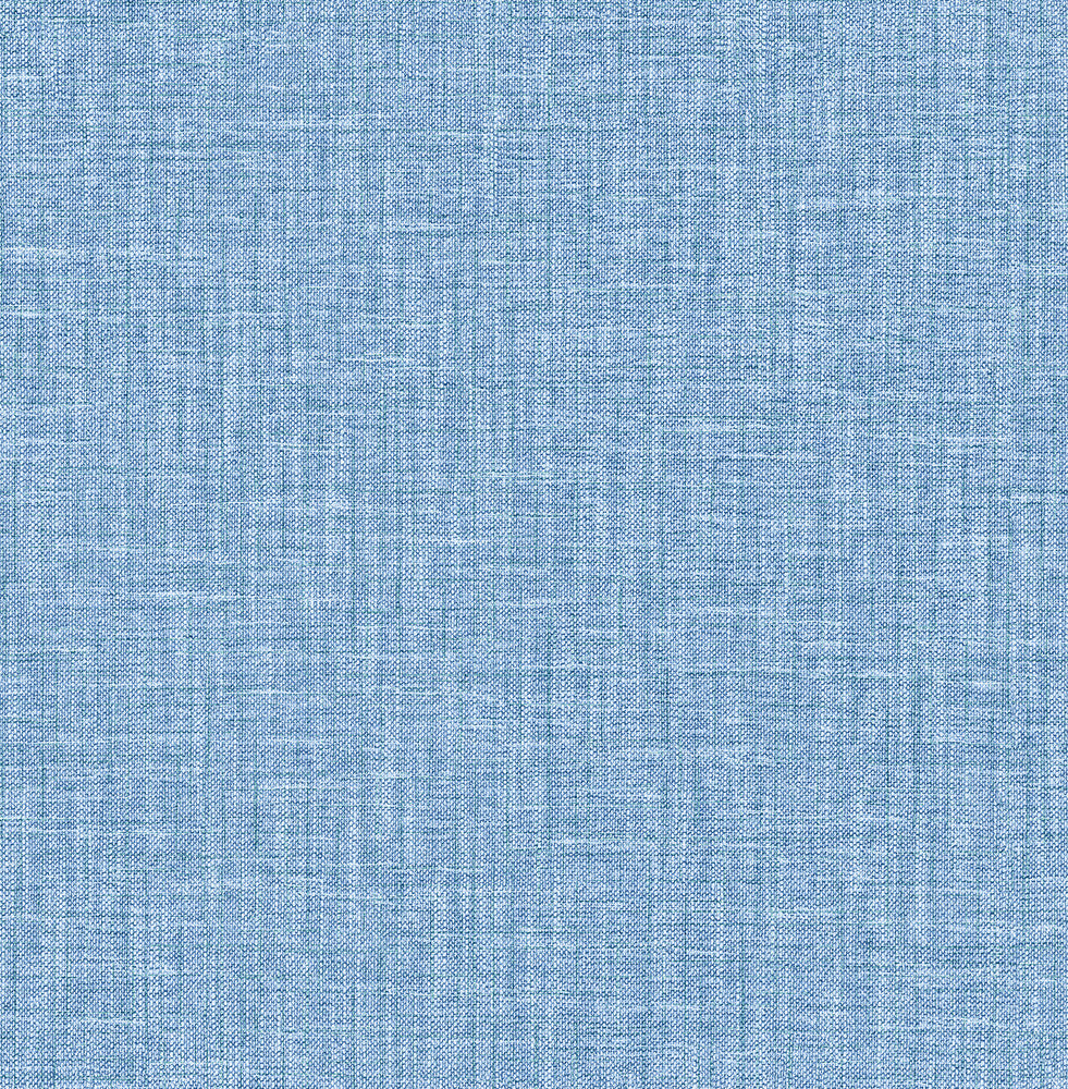 Jocelyn Blue Faux Linen Wallpaper by A-Street Prints BlueBell Covers about 56.4 square feet 20.5-in by 33-ft long roll Unpasted 0 - Fabric Carolina -