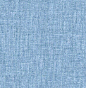 Jocelyn Blue Faux Linen Wallpaper by A-Street Prints