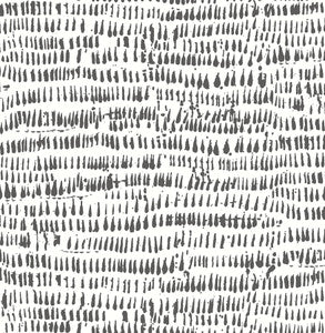 Runes Black Brushstrokes Wallpaper by Brewster