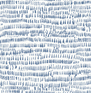 Runes Blueberry Brushstrokes Wallpaper by Brewster
