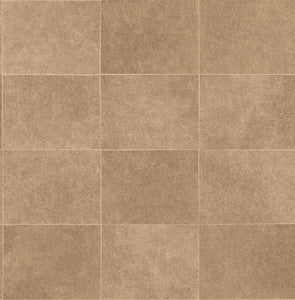 Cecelia Bronze Faux Tile Wallpaper by Brewster