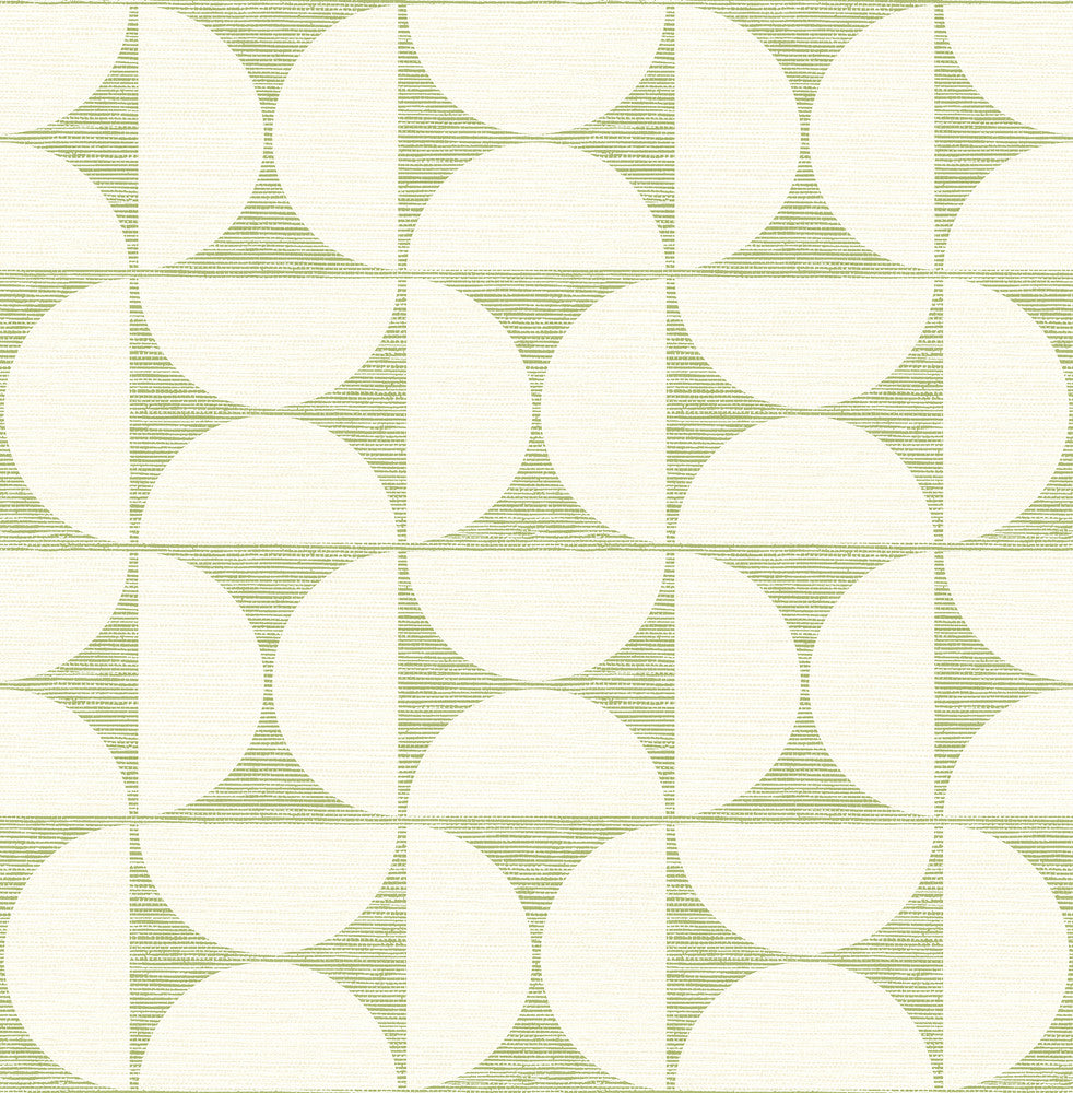 Deedee Green Geometric Faux Grasscloth Wallpaper by Brewster Fresh Start Kitchen & Bath Covers about 56.4 square feet 20.5-in by 33-ft long roll Unpasted 10.4 - Fabric Carolina -