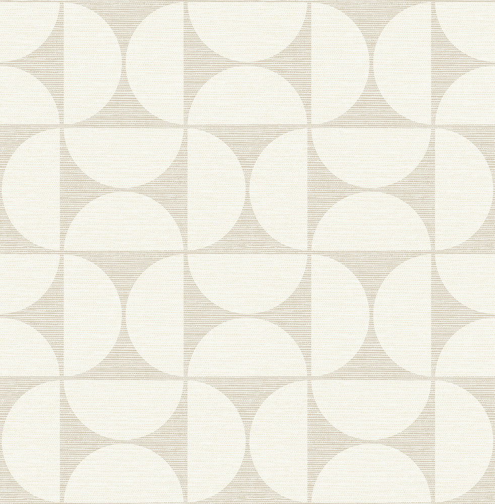 Deedee Beige Geometric Faux Grasscloth Wallpaper by Brewster Fresh Start Kitchen & Bath Covers about 56.4 square feet 20.5-in by 33-ft long roll Unpasted 10.4 - Fabric Carolina -