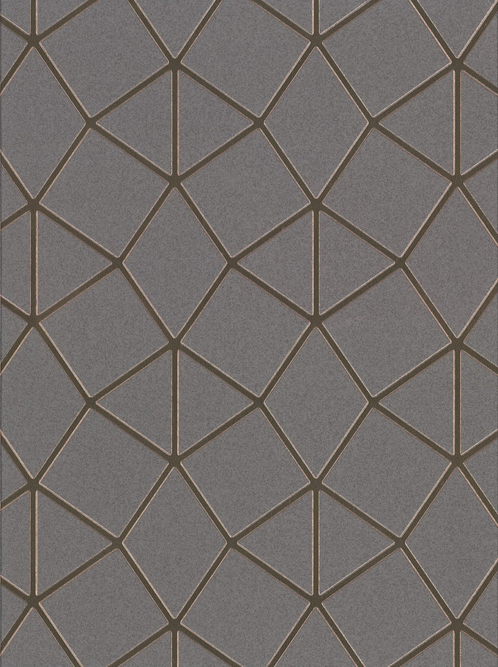 Albion Taupe Geometric Wallpaper by Brewster Fresh Start Kitchen & Bath Covers about 56.4 square feet 20.5-in by 33-ft long roll Unpasted 20.9 - Fabric Carolina -