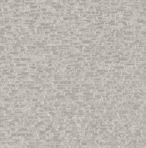 Belvedere Grey Faux Slate Wallpaper by A-Street Prints